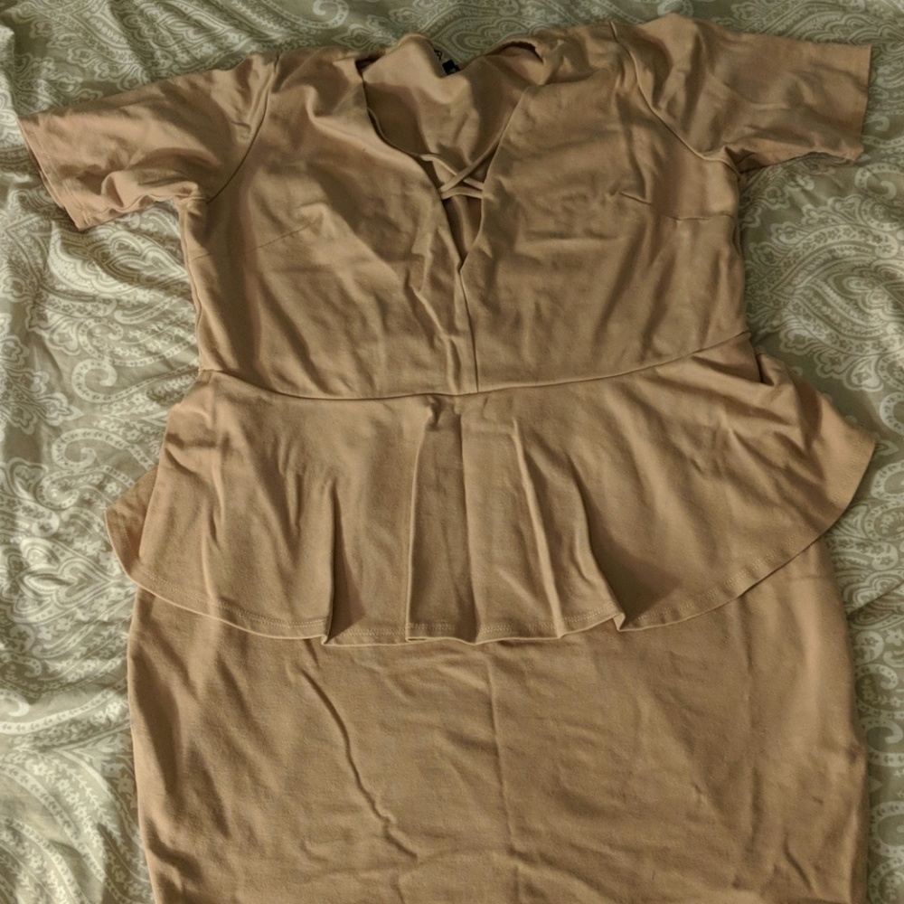 Very Fun salmon colored summer dress